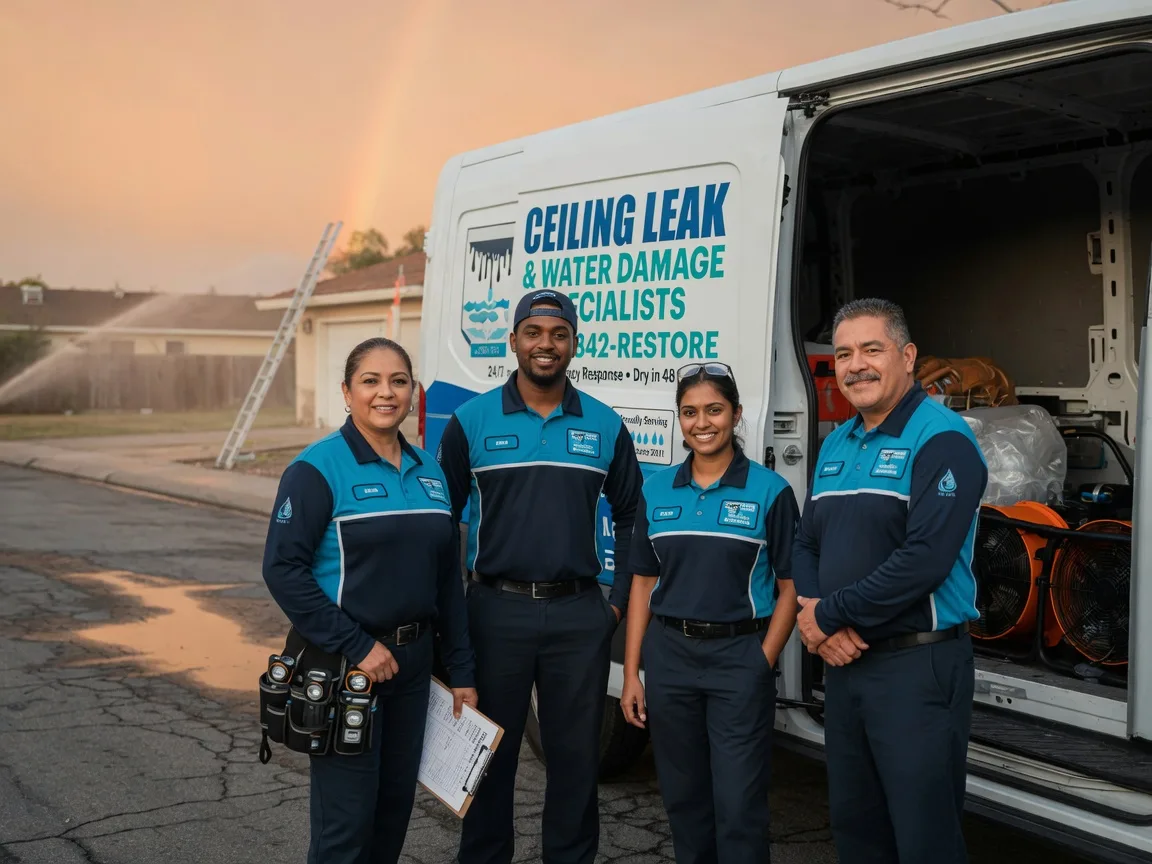 Ceiling Leak Cleanup company in Marine City, MI